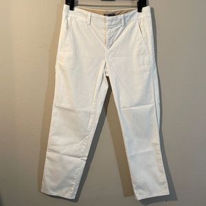 Vince Coin Pocket Chino Pants size 2 white with front and back pockets. EUC